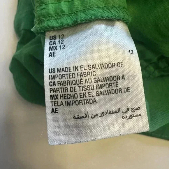 Shorts Bundle of 2 Green Chino J Crew/ I-N-C Womens Sz 12 Casual Wicked Alphaba - Picture 2 of 13